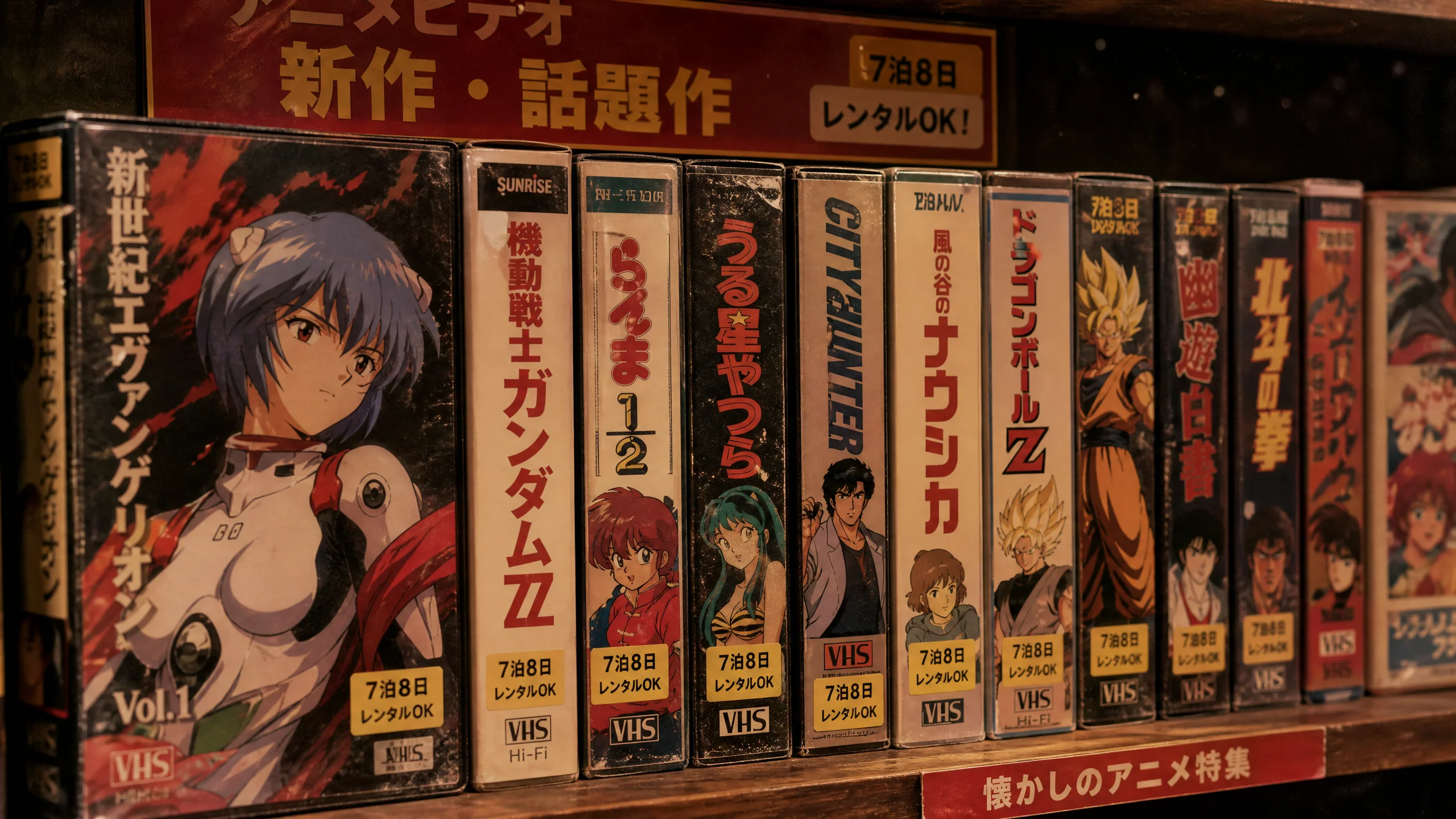 90年代经典热血动漫VHS合集